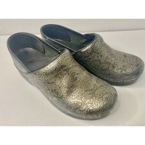 Dansko‎ Professional Tooled Clog Black Antique Women's Size US 8.5/9 / EUR 39